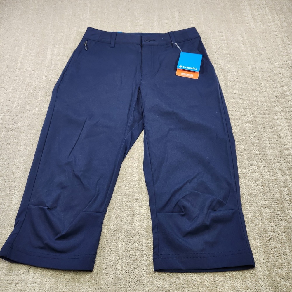 Columbia Pants Womens 2 Lesile Falls Knee Capri Omni Shield Hiking Gorpcore NEW